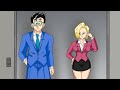 Elevator sparks fly  dbz parody