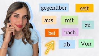 حروف الجر مع الداتيف باللغة الألمانية | الدرس (14) A2