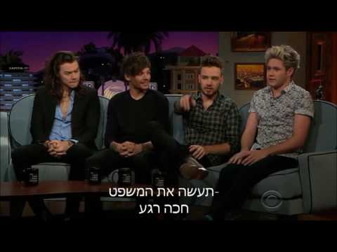 וואן דיירקשן בתוכנית The Late Late Show 2015 עם ג&rsquo;יימס קורדן-מתורגם-קטע מתוך