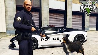 Gta 5 pc mods - play as a cop mod! dog partner! lspdfr mod gameplay!
(gta gameplay)