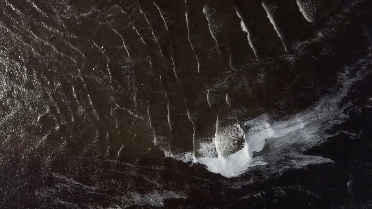 The Serene Beauty of the Purtse River and Harbor flow