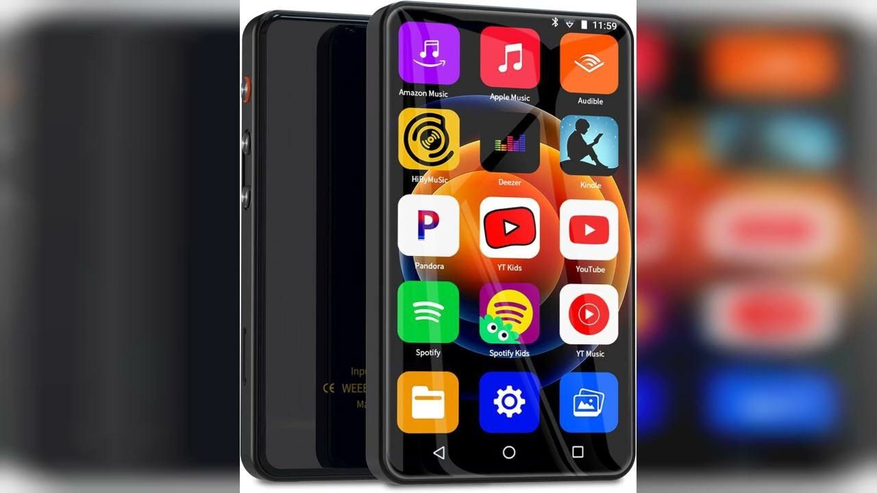 Lettore MP3 Lettore MP4, IPS Full Touchscreen Lettore MP4 con Bluetooth Lettore MP3 Lettore MP4, IPS Full Touchscreen Lettore MP4 con Bluetooth