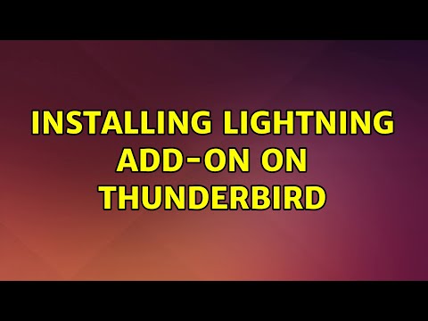 Installing Lightning Add-On on Thunderbird (2 Solutions!!)