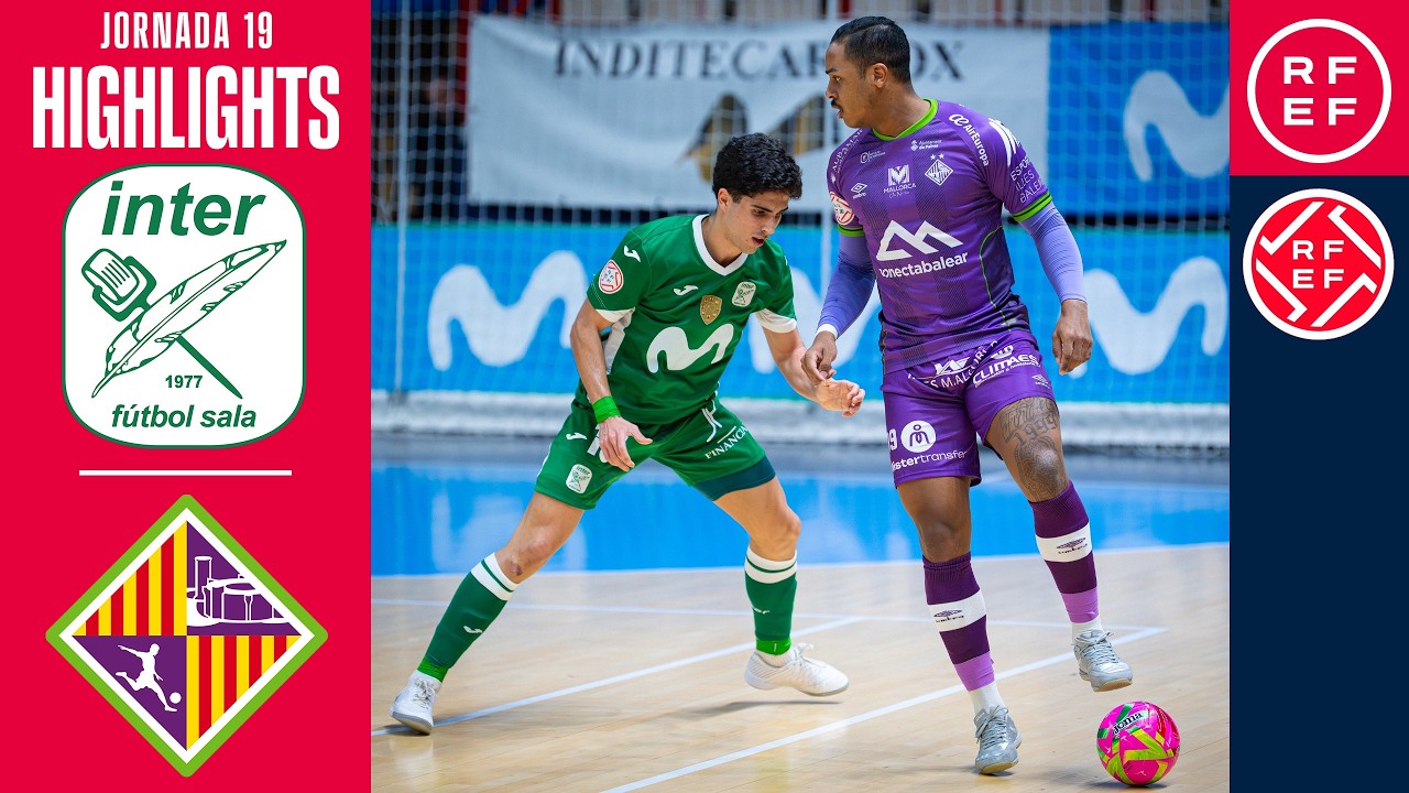 Resumen #PrimeraDivisiónFS |Movistar Inter 2-2 Illes Balears Palma Futsal | Jornada 19