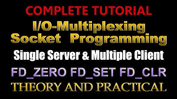 i/o multiplexing in socket programming | Single server with Multiple clients | I/O multiplexing