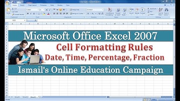 Microsoft Excel 2007 Bangla Video Tutorial. Basic Part: 6