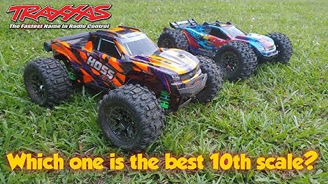 Traxxas Rustler 4x4 vs Traxxas Hoss 4x4 VXL Part 1 of 3 Testing