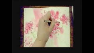 Flowers Drawn and Painted with Caron d&quot;Ache Crayons - Lesson with Karlyn Holman