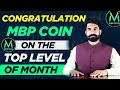 MBP Coin On The TOP Level of Month Congratulation | MBP Coin | Best Coin In Crypto | albarizoncrypto