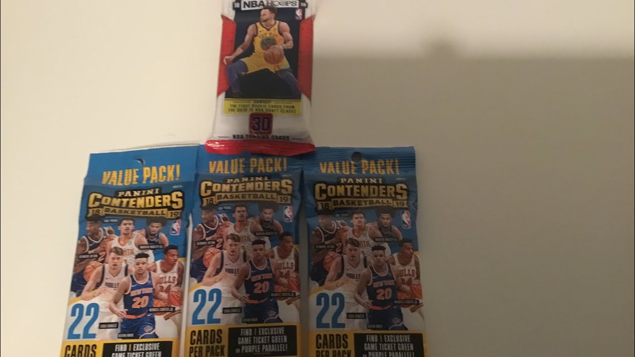 Lot of 4 basketball card packs! Mojo?. YouTube