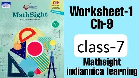 Worksheet-1/Ch-9/Class-7/Mathsight/Indiannica learning/By @CBSEEDUCATE