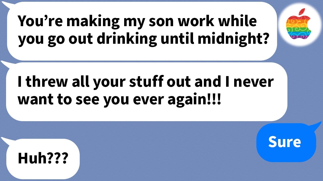 【Apple】 My mother-in-law didn't know I was working night shifts because her son doesn't make enough