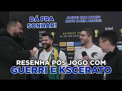 KSCERATO JOGOU COM MOUSE NOVO SEM AQUECER - ENTREVISTA PÓS JOGO