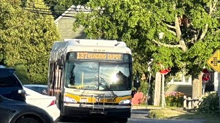 MBTA Route 137 Ride (Reading Depot to Oak Grove)