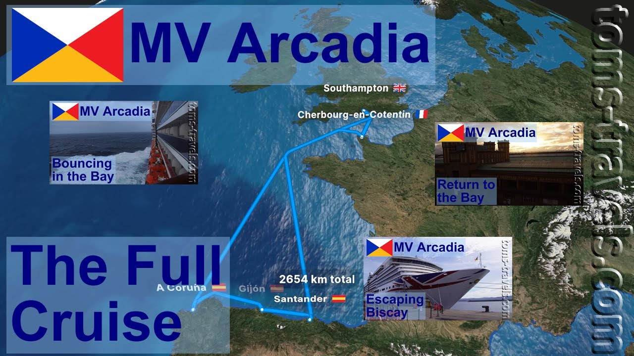 Full Trip: Bay of Biscay Cruise, MV Arcadia