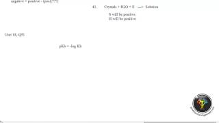 GAMSAT General Chemistry Unit 18 practice question 51 from ACER Blue Booklet