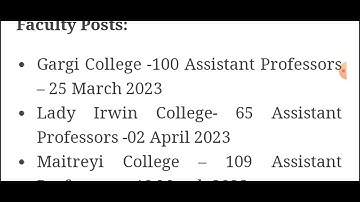 Recruitment for 922 Permanent Posts of Assistant Professor | Notification Out March 2023