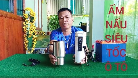 ẤM ĐUN SIÊU TỐC ĐIỆN TỬ TRÊN Ô TÔ NẤU NƯỚC PHA TRÀ CÀ PHÊ SỮA THUẬN TIỆN 
