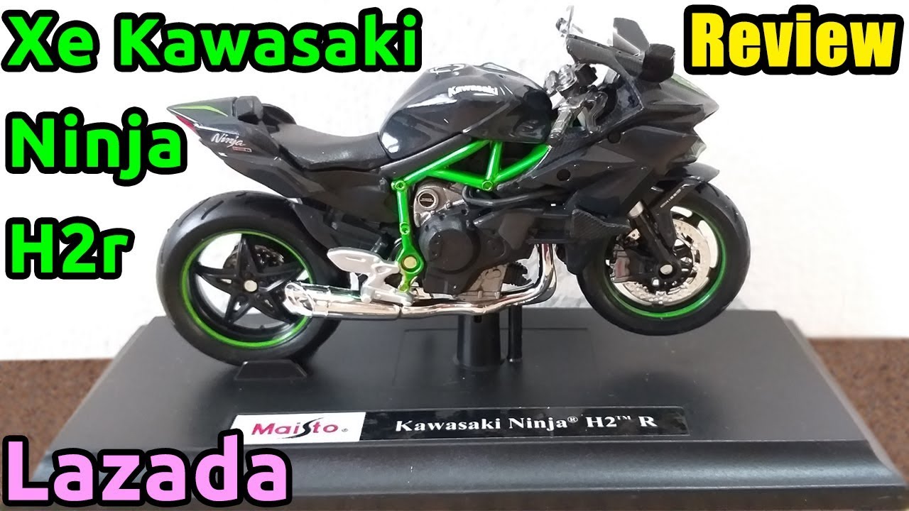 Mô hình xe mô tô Kawasaki H2R tỉ lệ 112 hãng Maisto