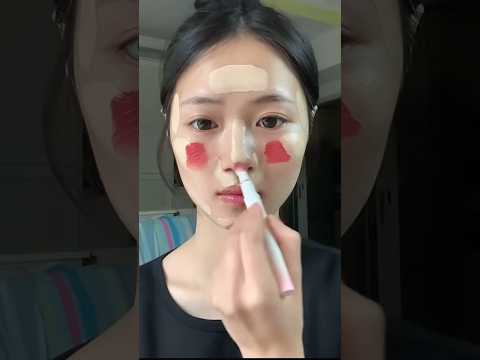 Trying Korean #trending Fullface #makeuphack #koreanmakeup #youtubeshorts #beauty #viral #missfluffy