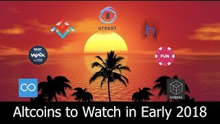 Under Valued Altcoins To Watch in Early 2018