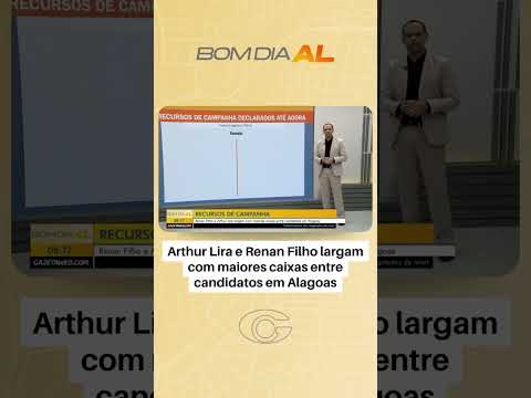 Arthur Lira e Renan Filho largam com maiores caixas entre candidatos em Alagoas