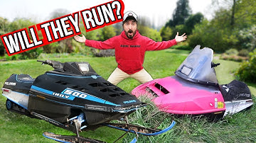 Reviving DEAD Polaris Indy Snowmobiles Sitting for YEARS !!!