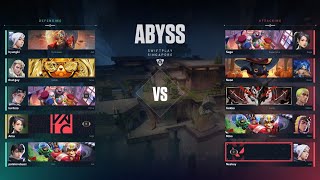 Valorant Abyss Sudden Death | Jett Carries, Sova &amp; Clove Keep It Fun 