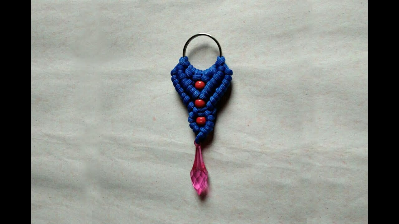 Macrame key ring YouTube