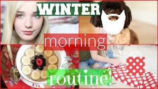 WINTER BREAK MORNING ROUTINE 2015! | Avrey Ovard