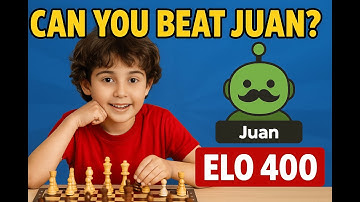 Can You Beat Juan Bot? (ELO 400 Challenge!) 🤖♟️