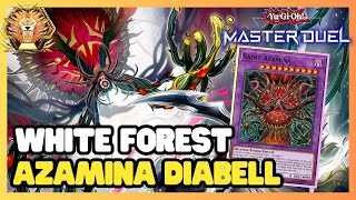 White Forest Azamina Diabell  Season 48 Master Ranked Duels yugioh Master Duel