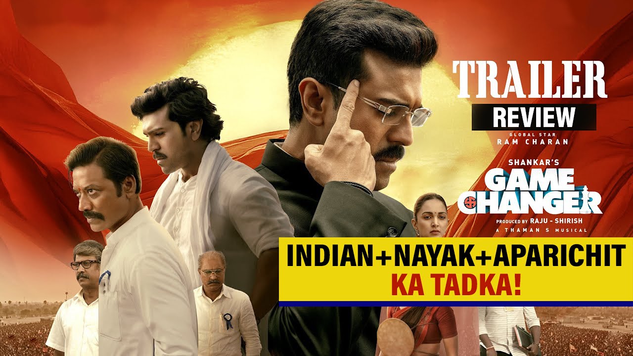 Game Changer Trailer | Review | Ram Charan, Kiara Advani | Shankar