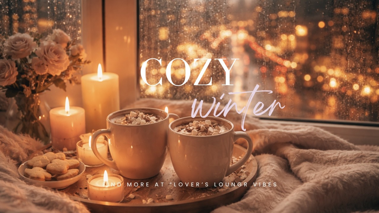 Cozy Winter Romance Music ❤️ Fireplace Visuals • Relaxing Romantic Instrumentals