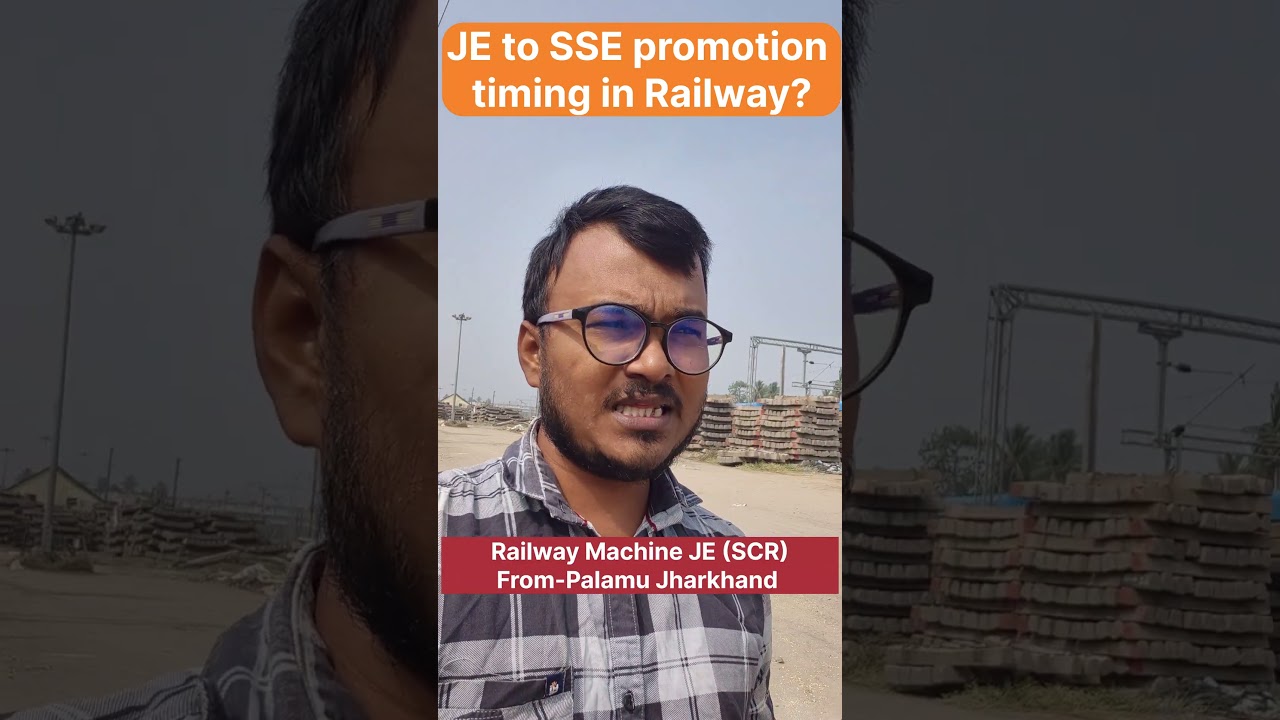 RRB JE to SSE promotion  timing? 