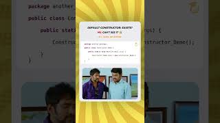 Default Constructor Is Invisible?! | C++, Java, C# & Kotlin #bestsoftwaretraininginstituteinchennai screenshot 5