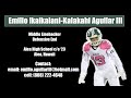 Emilio Ikaikalani-Kalahiki Aguilar III - Middle Linebacker - Aiea High School (Class of &#39;23)