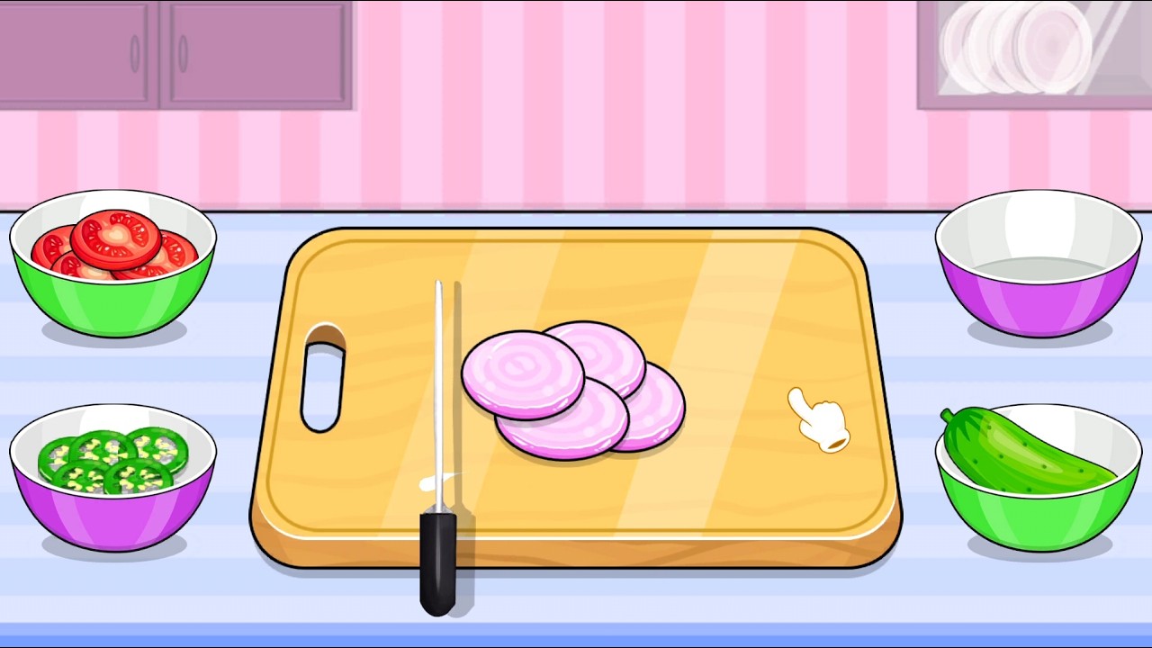 Cooking Burger 🍔 Sandwich 🥪 Noodles 🍜 Cupcake 🧁 Recipes Game 🌸 - YouTube