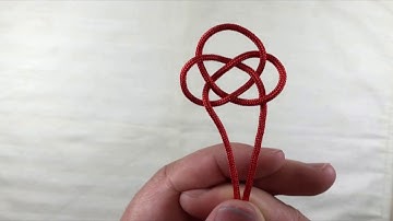 中国结基础-双钱结编织方法 DIY Macrame How To Tie A Chinese Double Coin Knot
