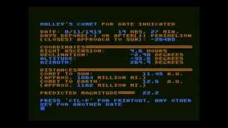 Halley Hunter for the Atari 8-bit family Profile