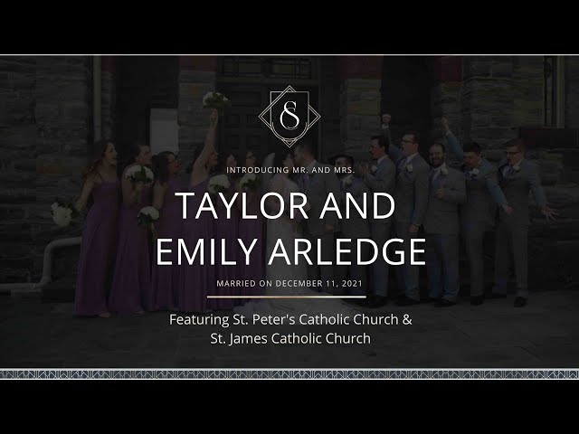 Emily & Taylor Arledge - Wedding at Saint Peter Church & St. James Church (Charles Town)