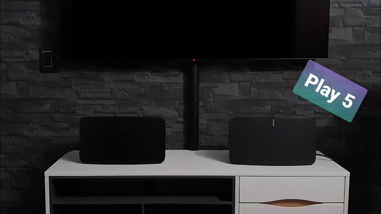 skille sig ud Salg sovende Sonos Play 5 Gen 2 Vs. Sonos Five. (Thunderstruck, AC/DC) - YouTube