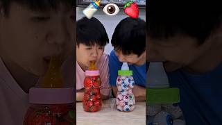 Real Vs Jelly Big Bottle Candyfunny comedyshortsviral