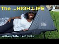 KampRite Tent Cot & Other New Camping Gear & Almost Quarantined !!