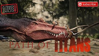PART 39:Growning EVERY Dino AGAIN! and helping others grow Path of titans #gameplay #dino #survival