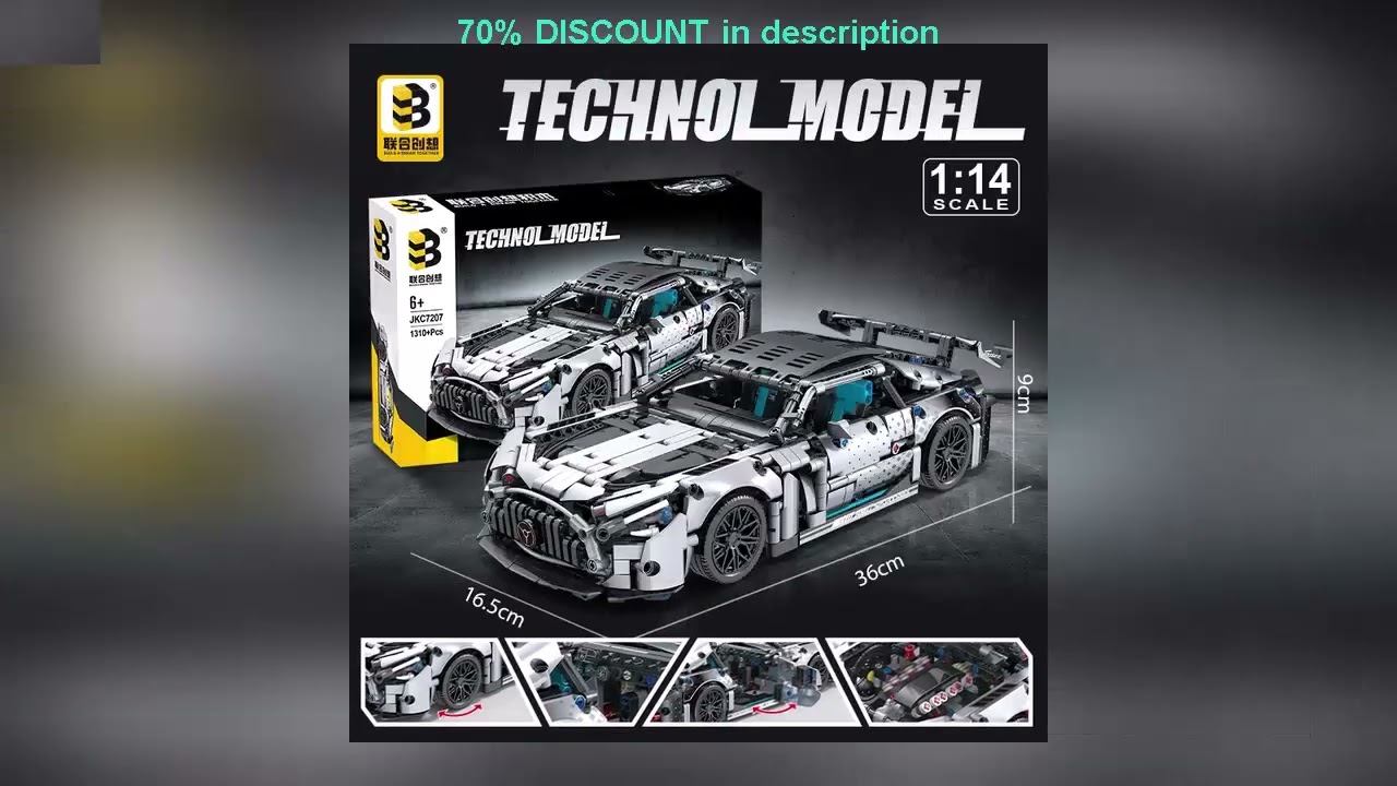 A must-have product! Joint Creative JKC7207 Silver Devil Racing Car Building Blocks Toy Compatible