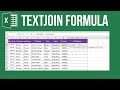 How to use textjoin formula in exce l Textjoin formula | Raj Computers | Raj sir