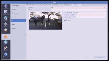 Set up People Counting on Uniview NVR