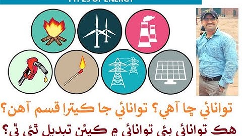 Energy and types of energy in Sindhi توانائي ۽ توانائي جا قِسم،بنيادي سائنس