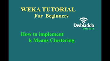 How to implement k Means Clustering | Weka Tutorial